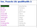 Francés vocabulario 18 - qualificatifs 2